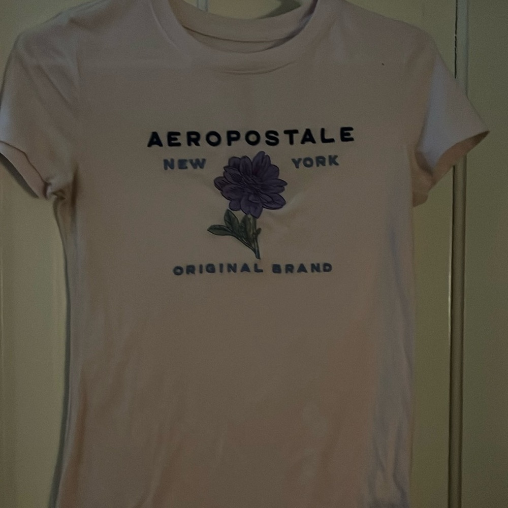 Aeropostale Original Brand Flower Graphic Tee